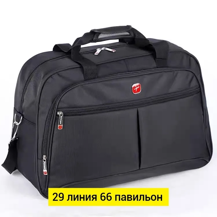 Спортивная сумка из ткани с множеством карманов — фото 1