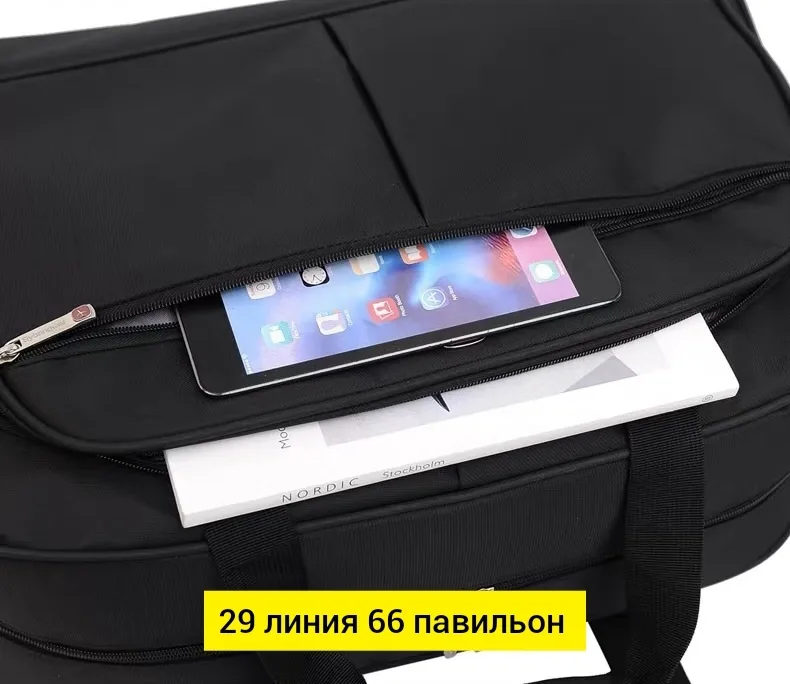 Спортивная сумка из ткани с множеством карманов — фото 3