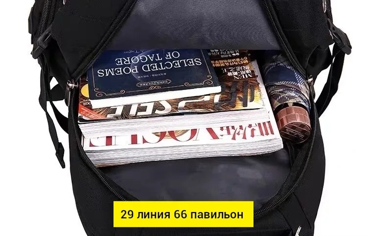 Рюкзак тканевый Чёрный — фото 9