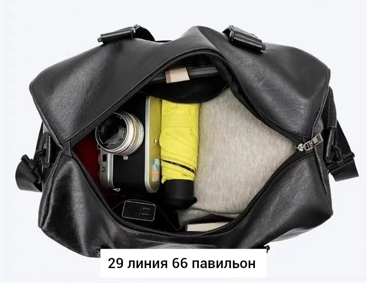 Спортивная сумка из эко-кожи — фото 2