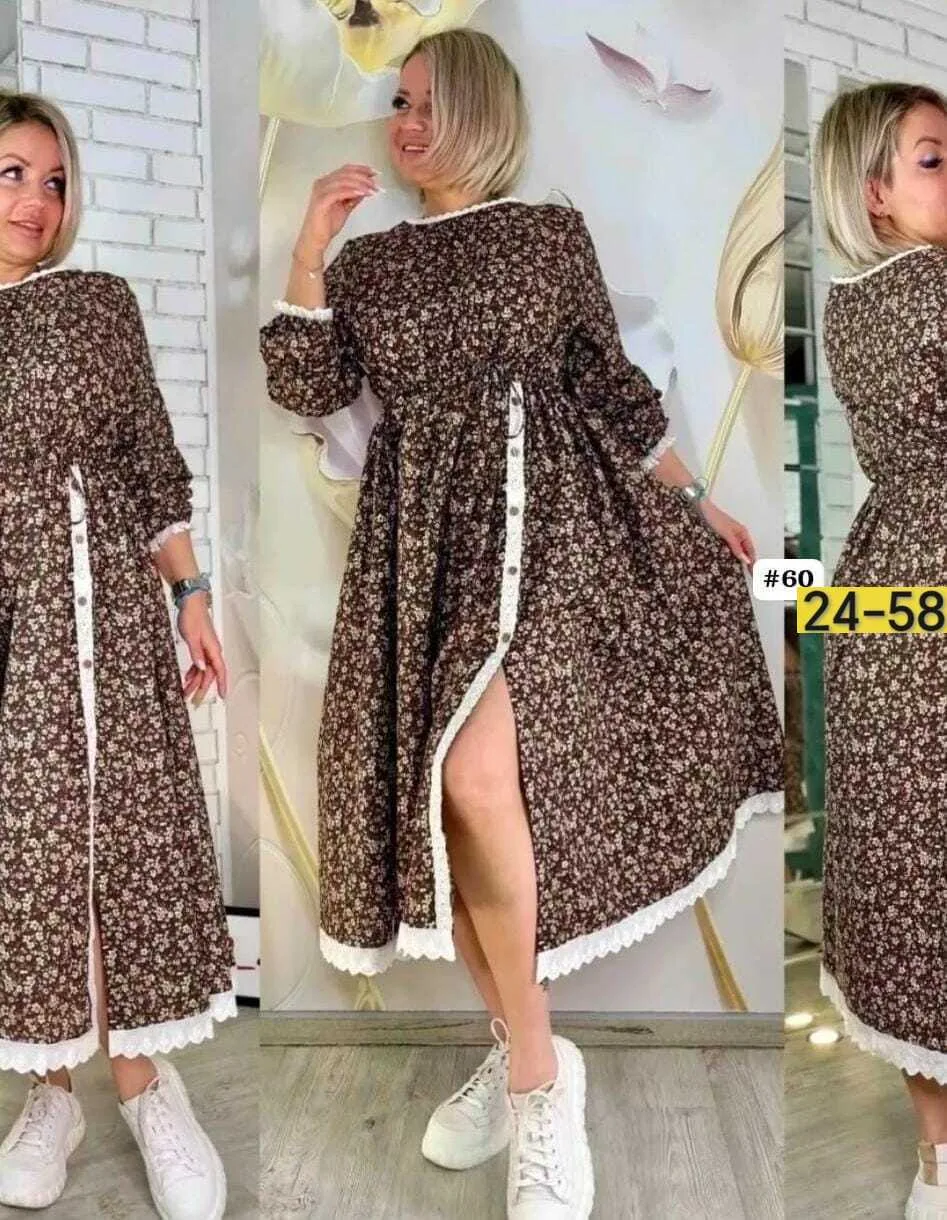 Платье модненкое в одном цвете прадо фабричное качество — фото 3