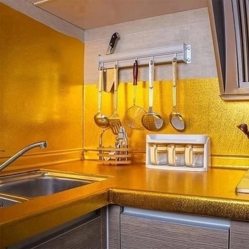 Самоклеящаяся фольгированная пленка для кухни — фото 5