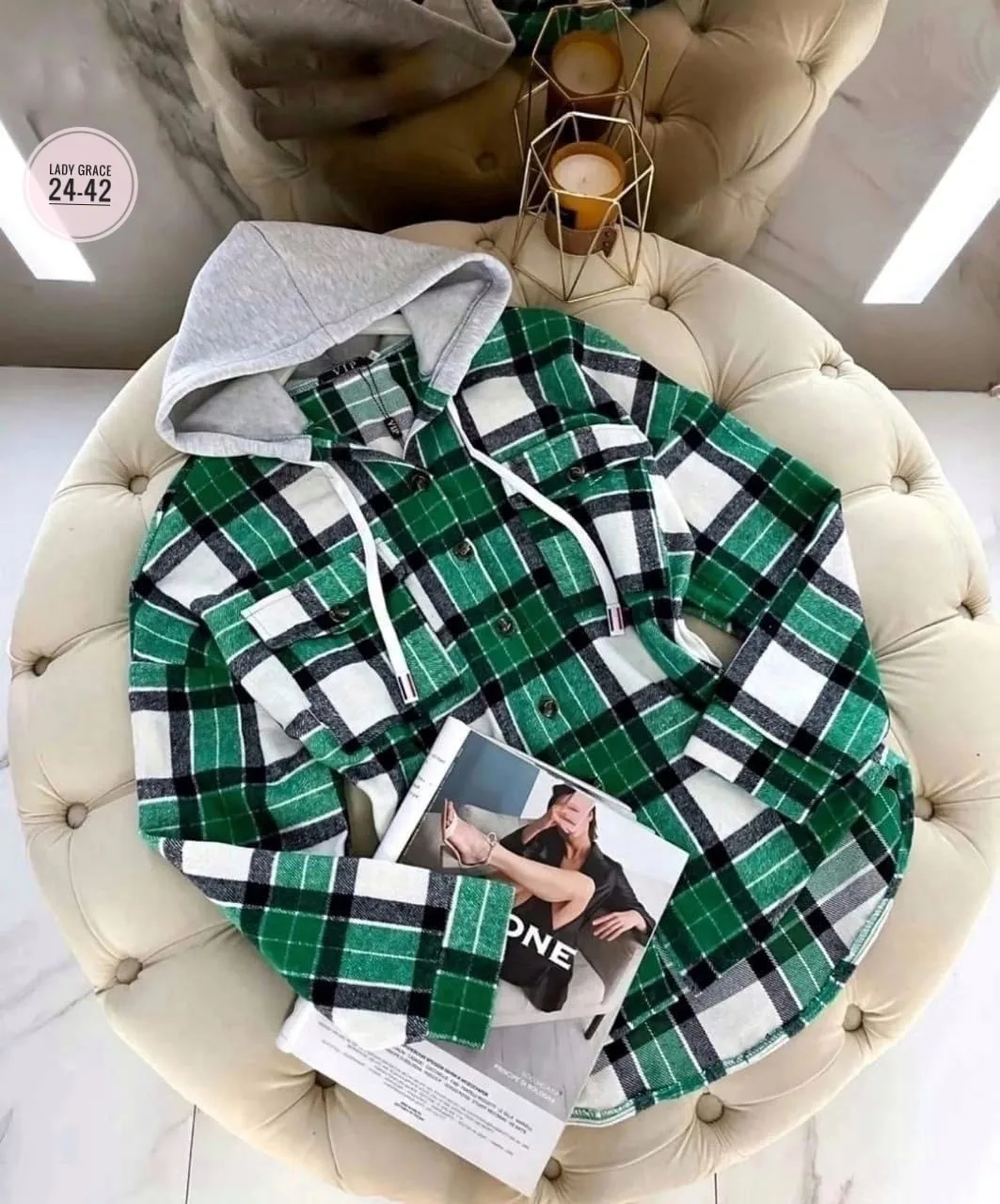 Рубашка из кашемира — фото 1