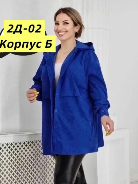 Рубашка из велвета — фото 18