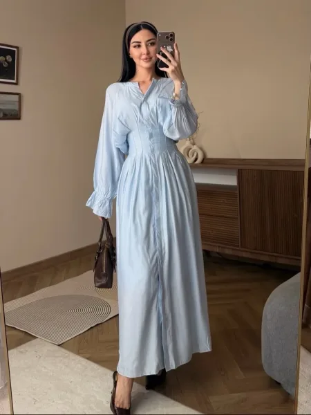 Платье из льна — фото 6