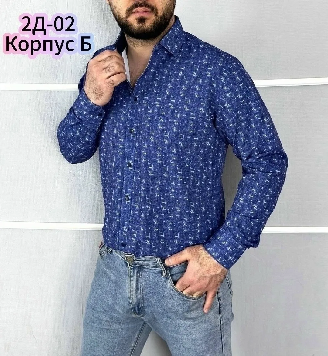 Рубашка из натурального хлопка — фото 5