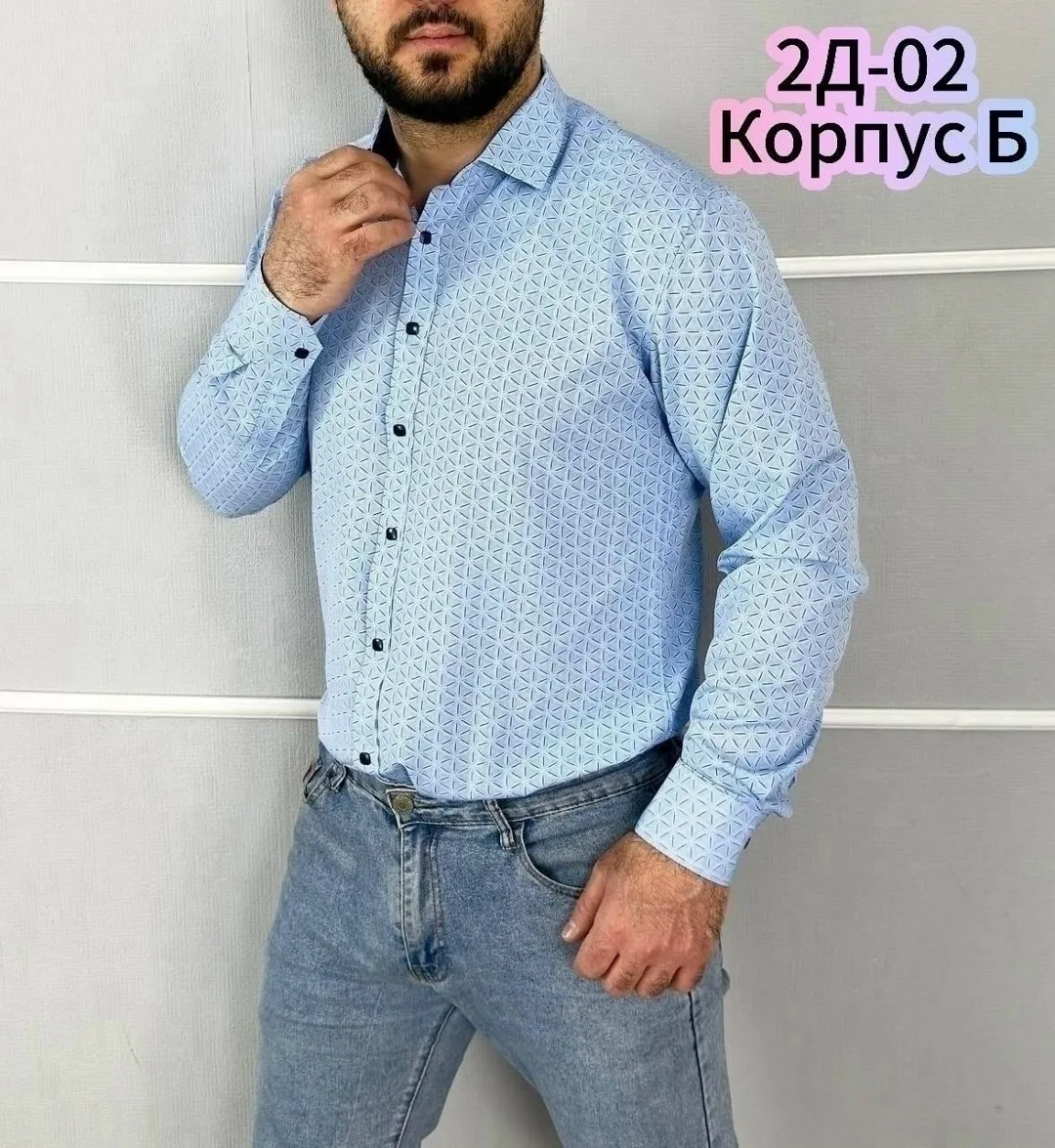 Рубашка из натурального хлопка — фото 8