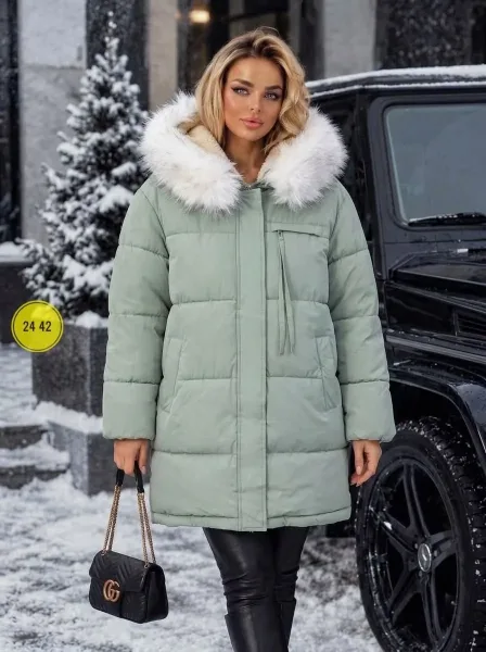 Двухсторонняя зимняя куртка — фото 1