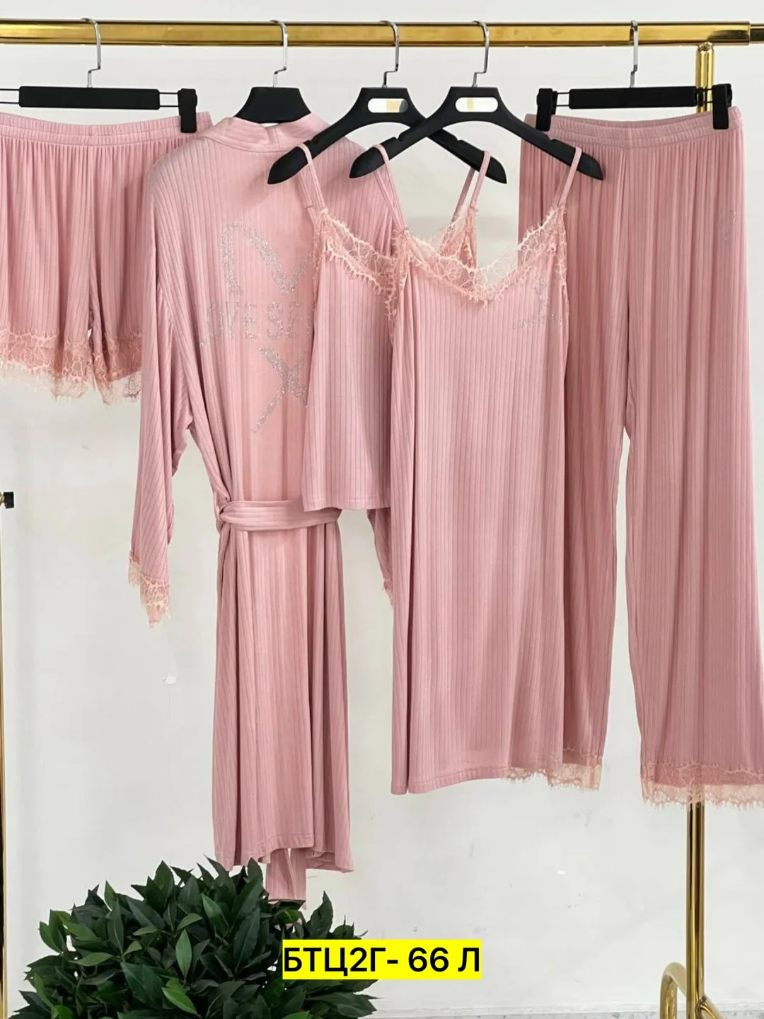 Пижамный комплект из 100 хлопка — фото 10