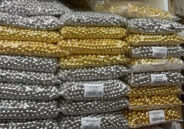 Бусини 8мм 10мм 6мм уп 500грам