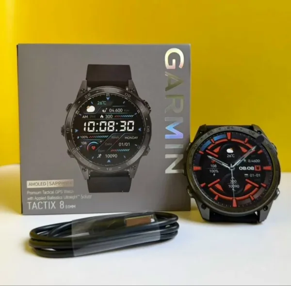 Тактические смарт-часы Garmin Tactix 8 51mm — фото 1
