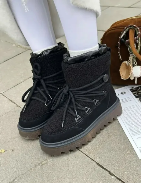 Угги зимние на платформе — фото 2