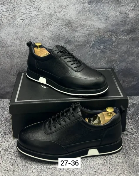 Лёгкие кеды из эко-кожи для повседневной носки — фото 11