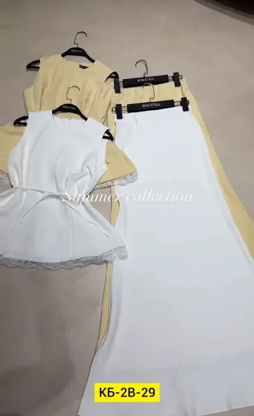 Костюм двойка из ткани — фото 4