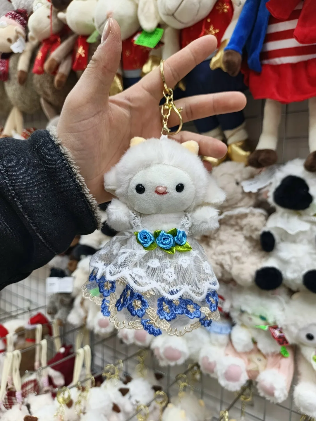 Милый брелок в форме барашка — стильный аксессуар для ключей — фото 2