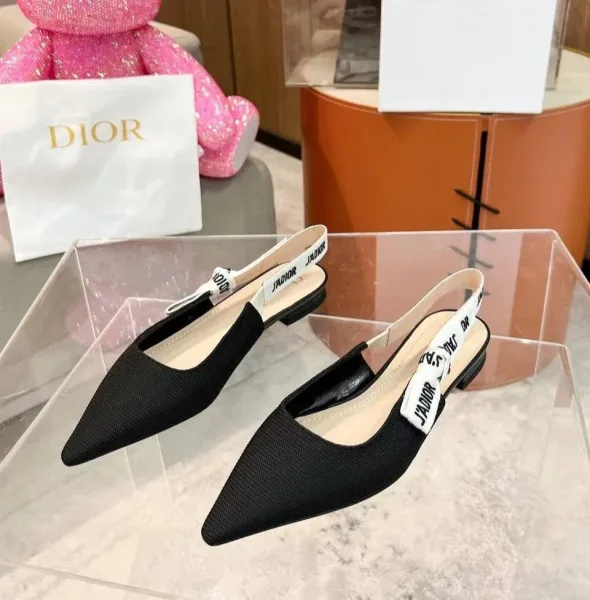 Женские туфли Dior с открытой пяткой Slingback — фото 4