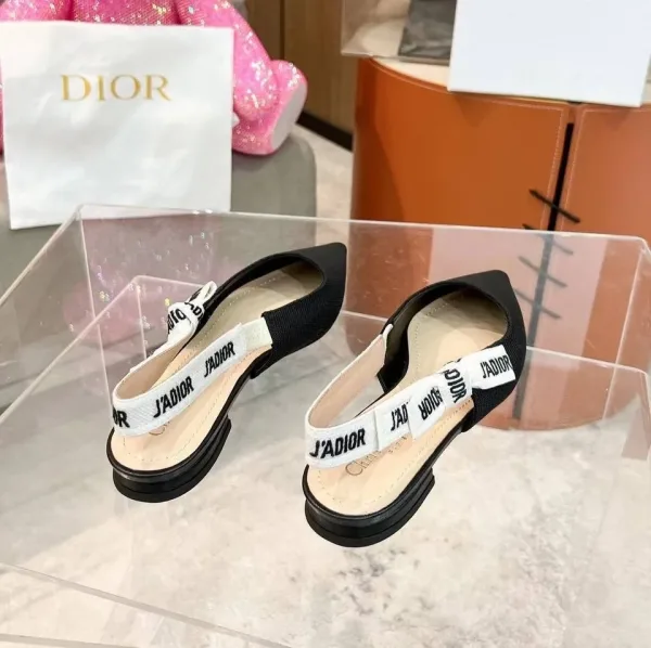 Женские туфли Dior с открытой пяткой Slingback — фото 5