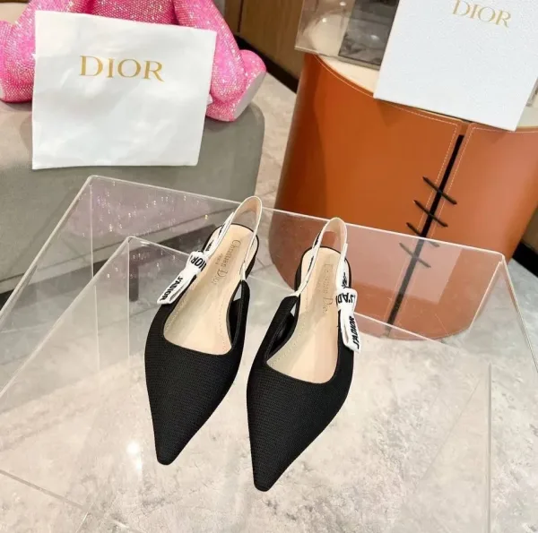 Женские туфли Dior с открытой пяткой Slingback — фото 7