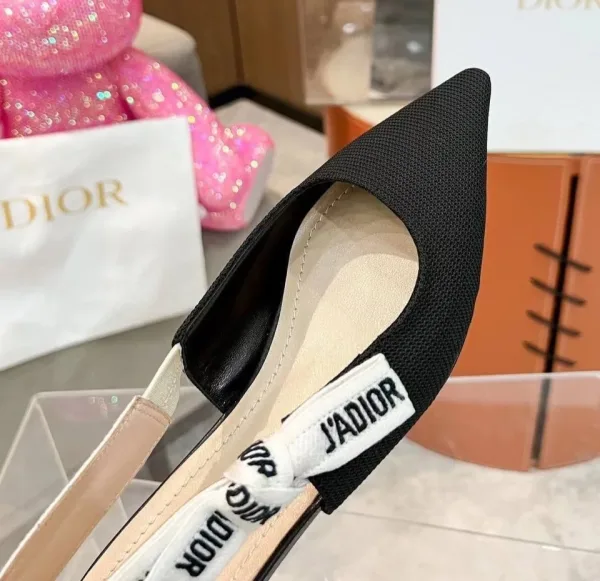 Женские туфли Dior с открытой пяткой Slingback — фото 9