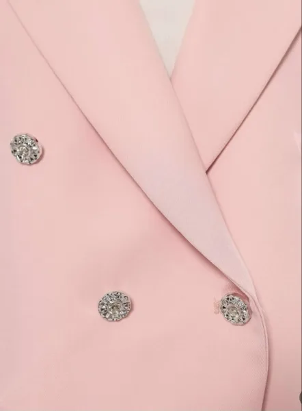 Костюм двойка хлопок розовый — фото 1