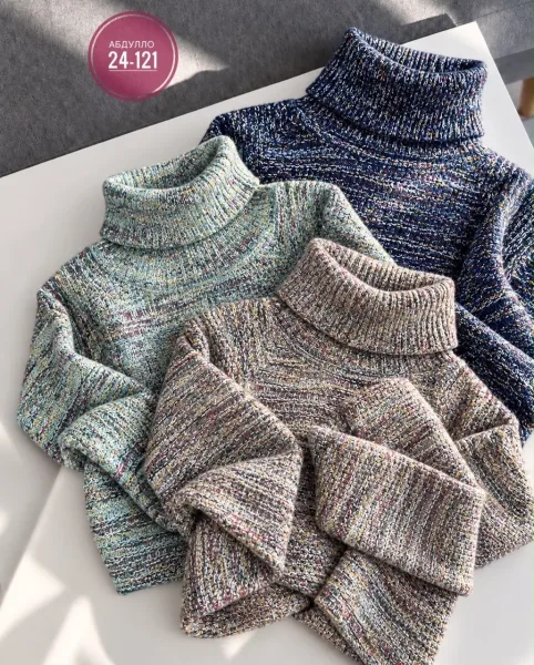 Мягкая и тёплая водолазка из вязаного трикотажа — стильный выбо — фото 3