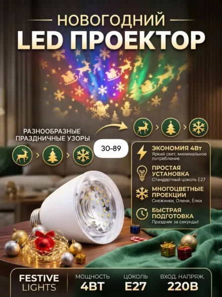 Проектор новогодний — фото 6