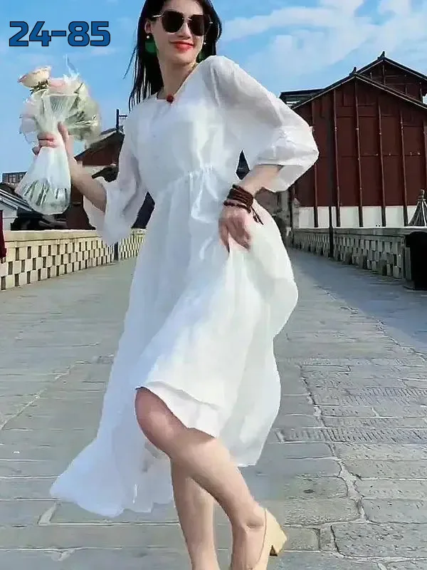 Платье из льна Лён — фото 3