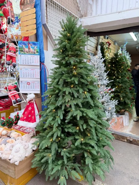 Новогодный елка литая стройная гирлянда — фото 3