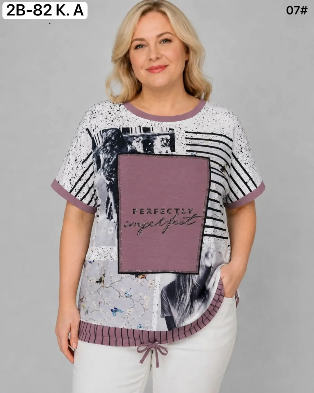 Кофта, хлопок 95 COTTON, 5 SPANDEX — фото 4