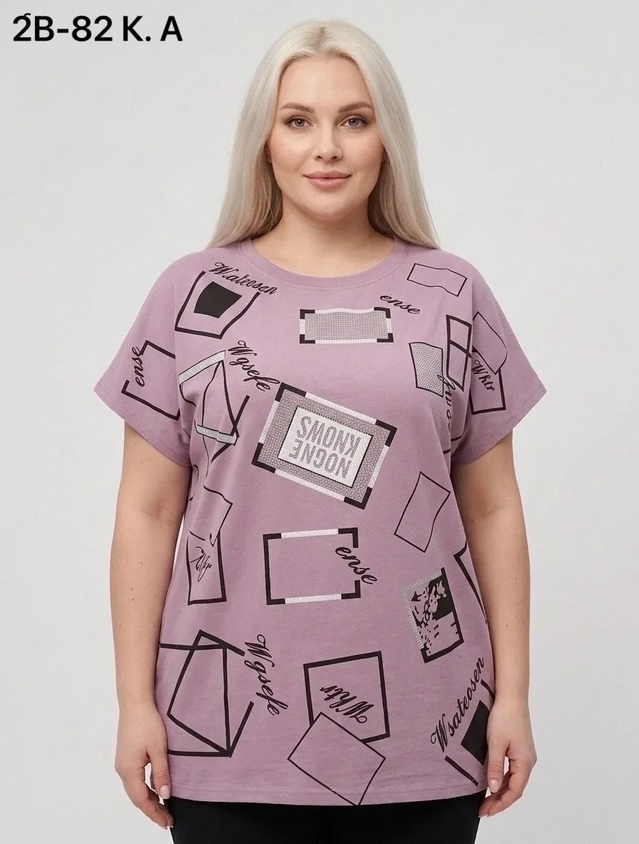Женская футболка из 95 хлопка и 5 спандекса 95 COTTON, 5 SPANDEX — фото 3