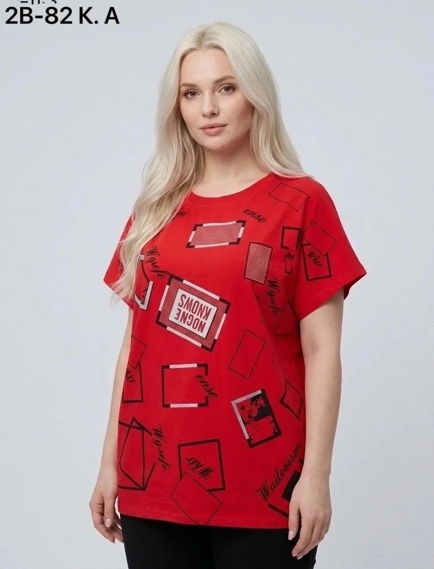 Женская футболка из 95 хлопка и 5 спандекса 95 COTTON, 5 SPANDEX — фото 4