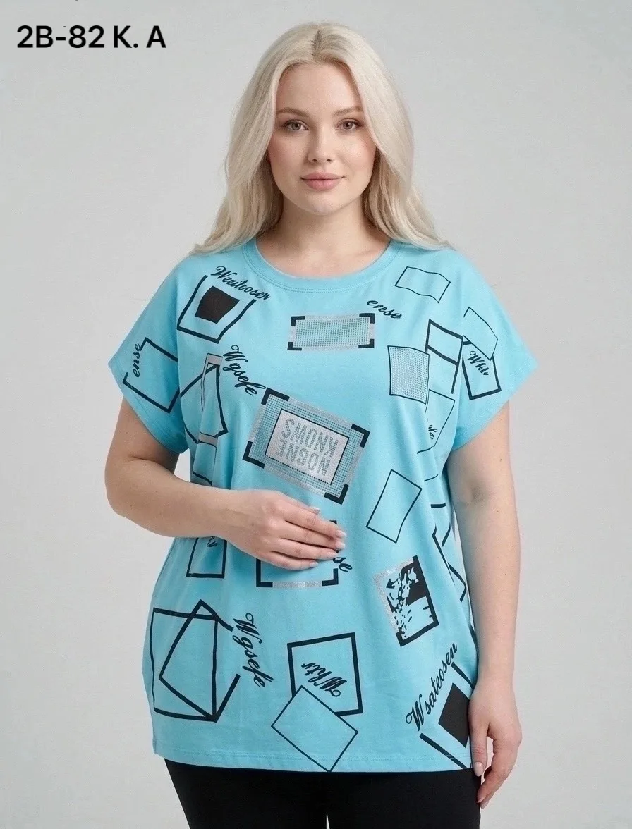 Женская футболка из 95 хлопка и 5 спандекса 95 COTTON, 5 SPANDEX — фото 6