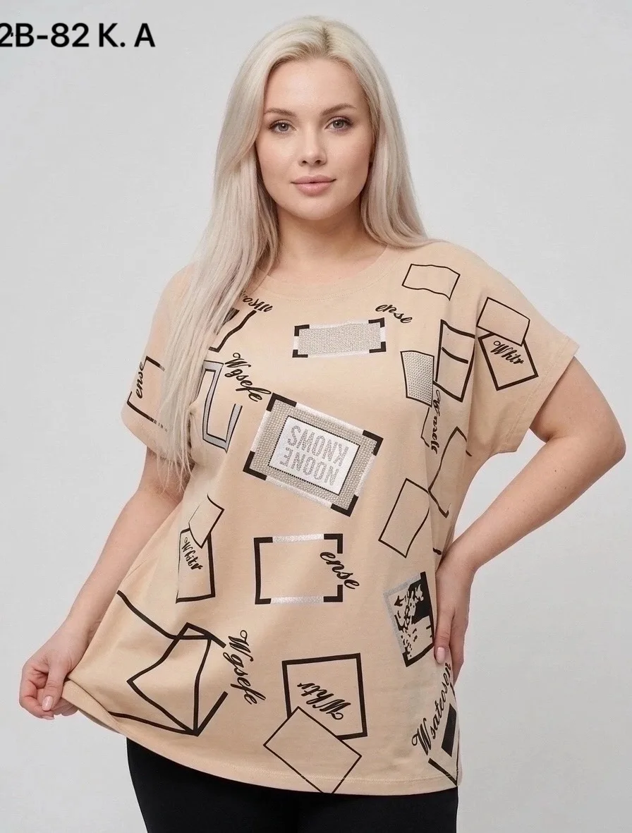Женская футболка из 95 хлопка и 5 спандекса 95 COTTON, 5 SPANDEX — фото 7