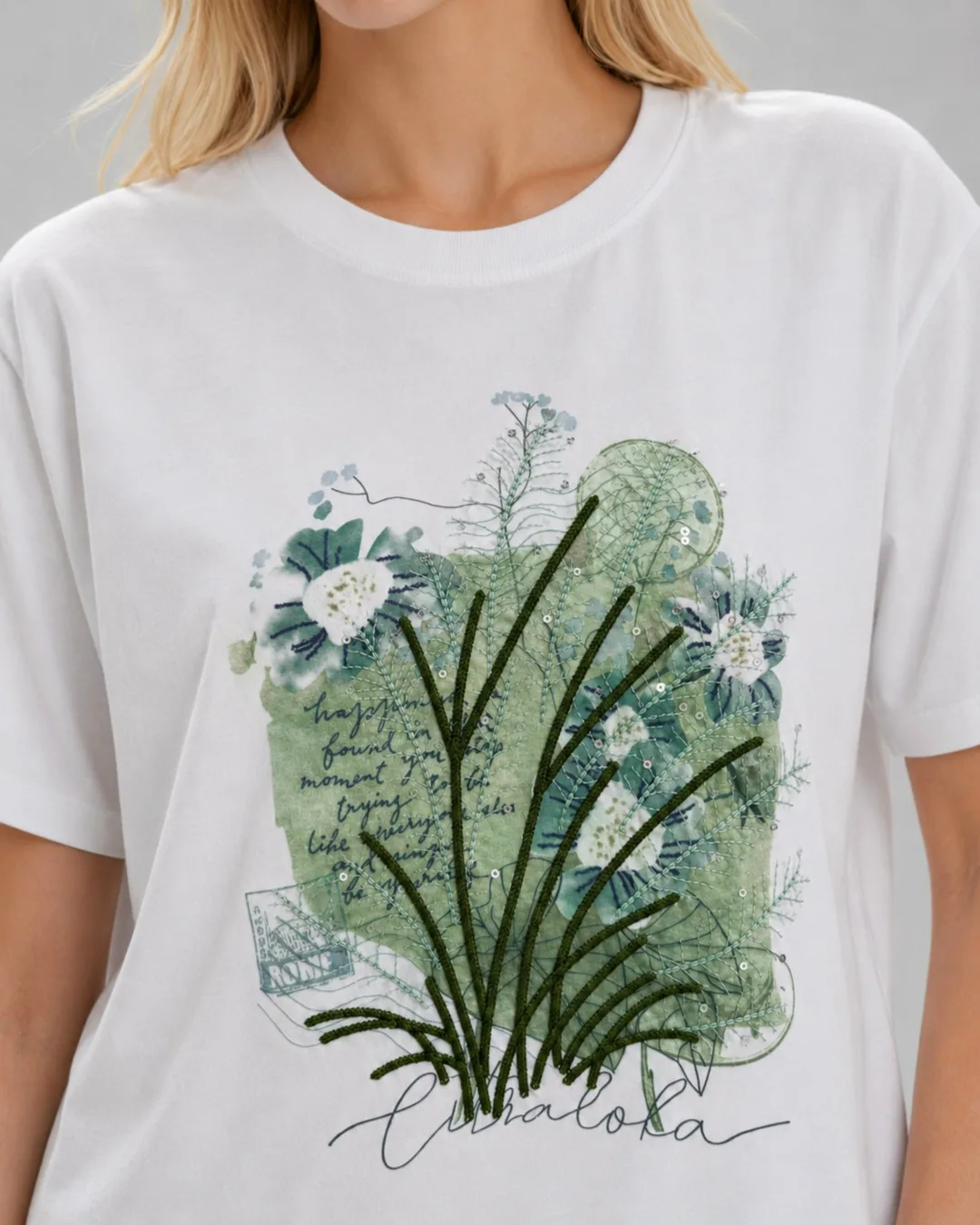 Футболка из 95 хлопка и 5 спандекса 95 COTTON, 5 SPANDEX — фото 2