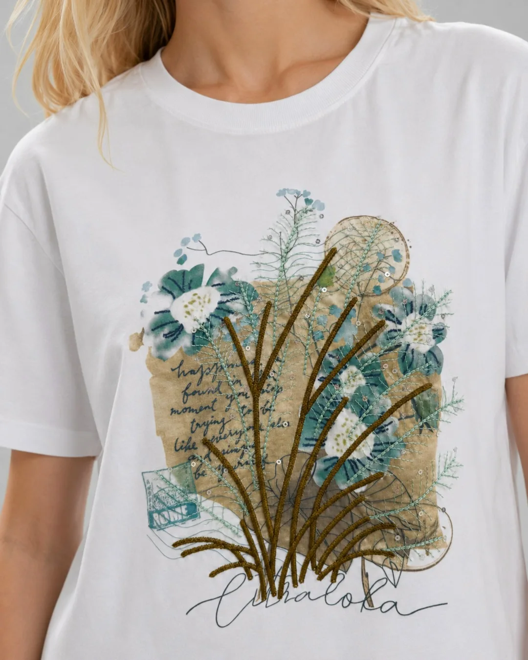 Футболка из 95 хлопка и 5 спандекса 95 COTTON, 5 SPANDEX — фото 3