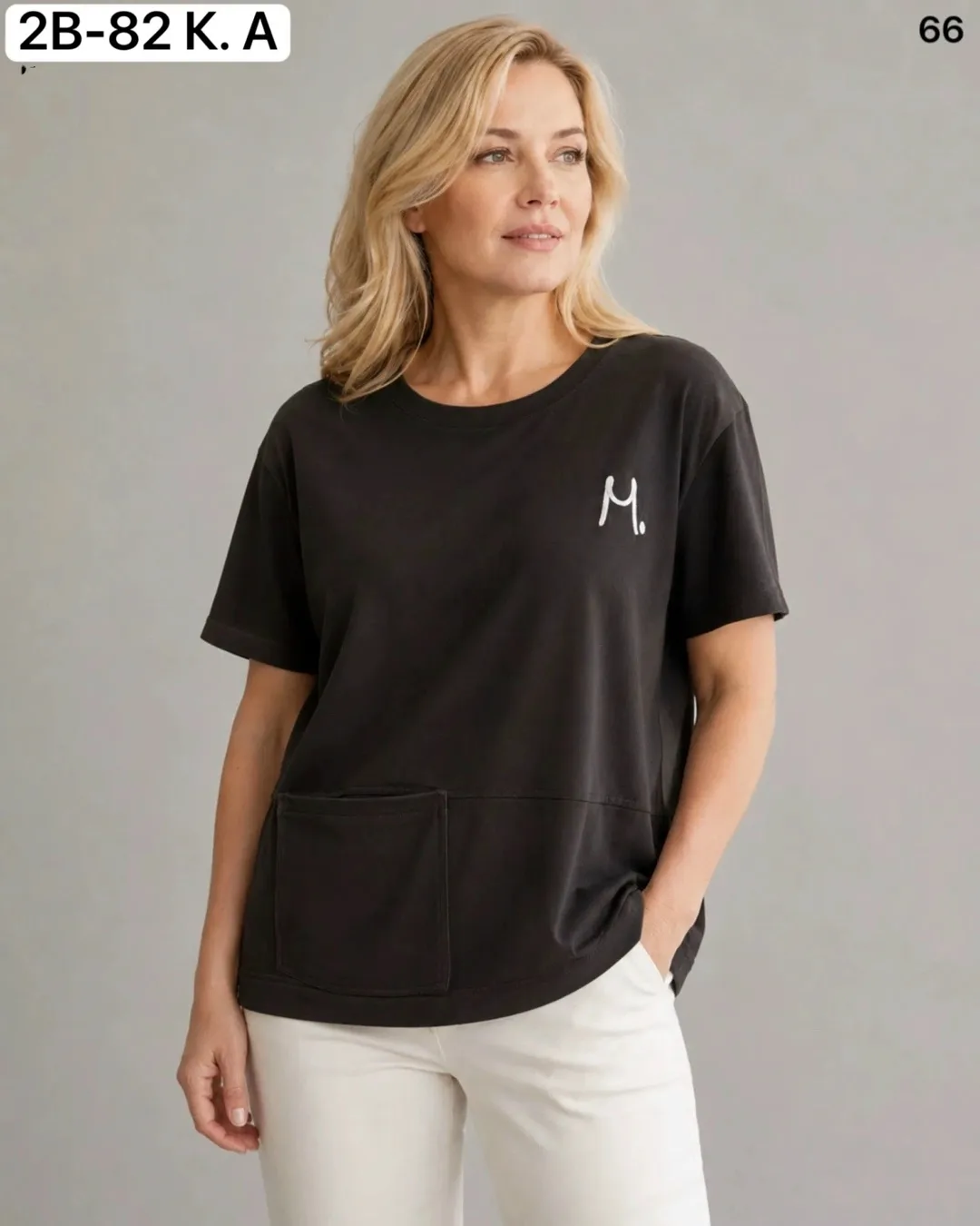 Женская футболка из 95 хлопка и 5 эластана 95 COTTON, 5 ELASTANE — фото 5