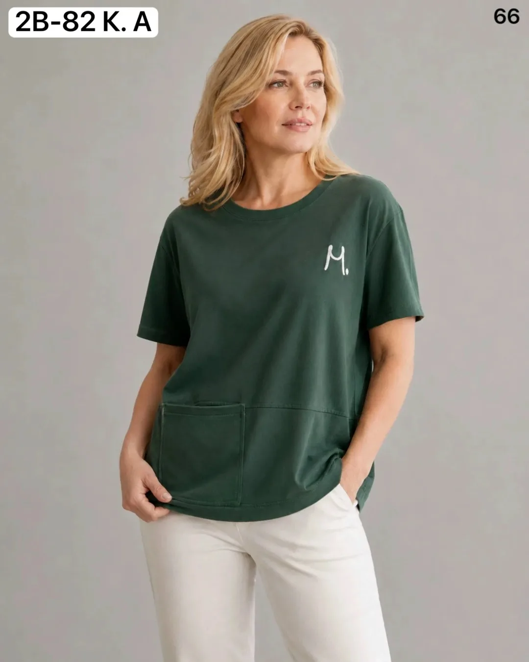 Женская футболка из 95 хлопка и 5 эластана 95 COTTON, 5 ELASTANE — фото 7