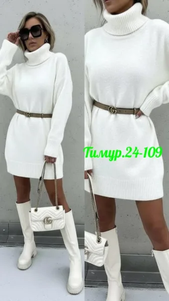 Платье из кашемира — фото 3