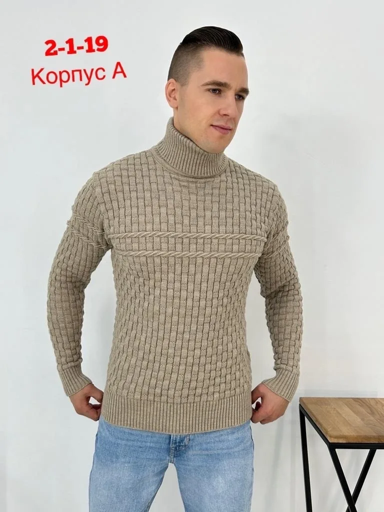 Теплый свитер из акрила — фото 3