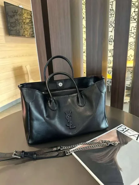 YSL сумка из замши и натуральной кожи — фото 4