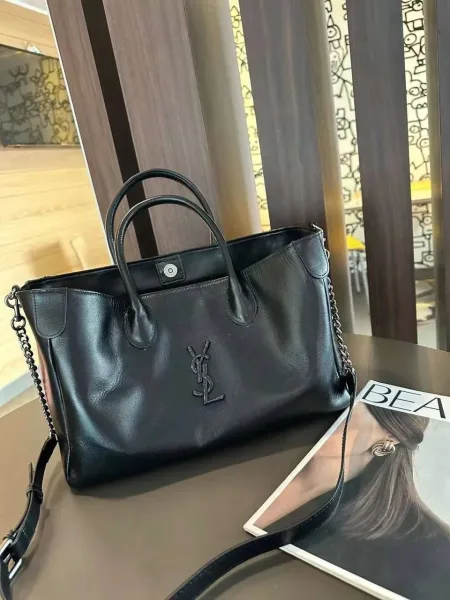 YSL сумка из замши и натуральной кожи — фото 6
