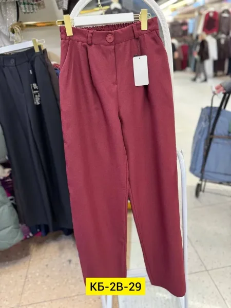 Брюки из ткани Милана — фото 7