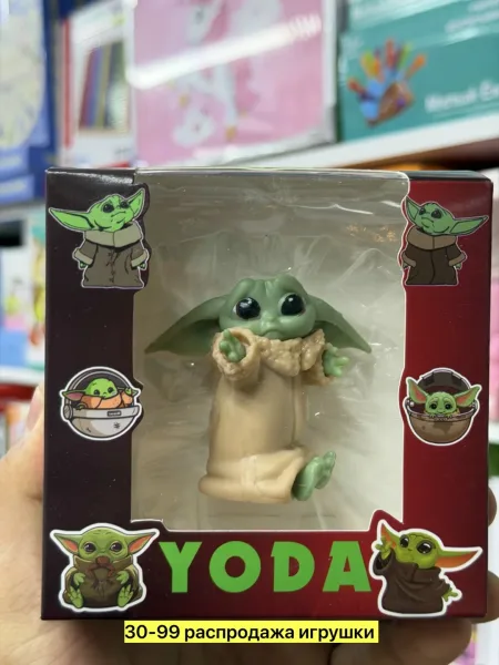 Игрушечные фигурки малыша йода из пластика — фото 6