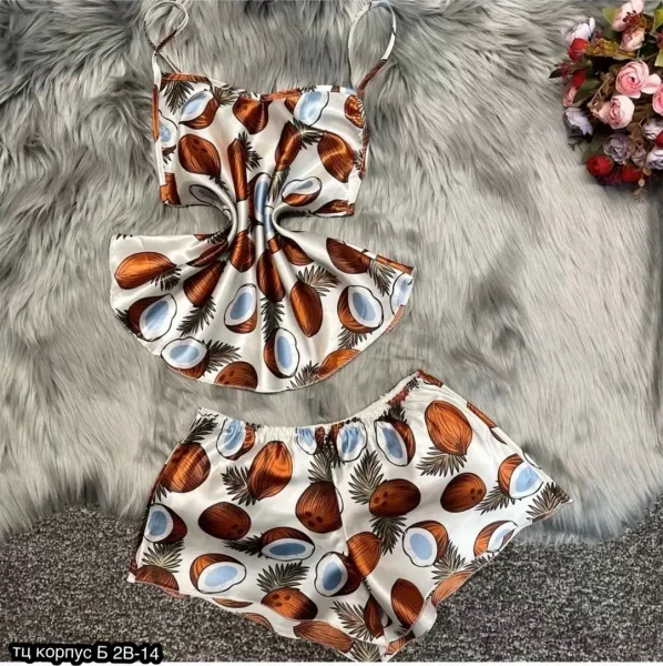 Пижама из качественного атласа — фото 1