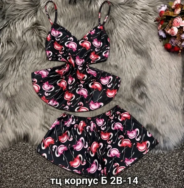 Пижама из качественного атласа — фото 6