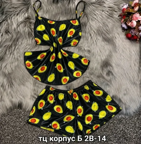 Пижама из качественного атласа — фото 9