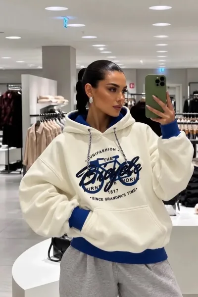 Худи Oversize на флисе — фото 5