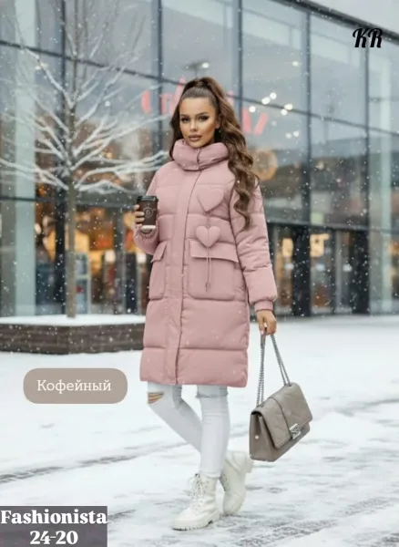 Утеплённая куртка из фабричного материала с наполнителем холофайбер — фото 2