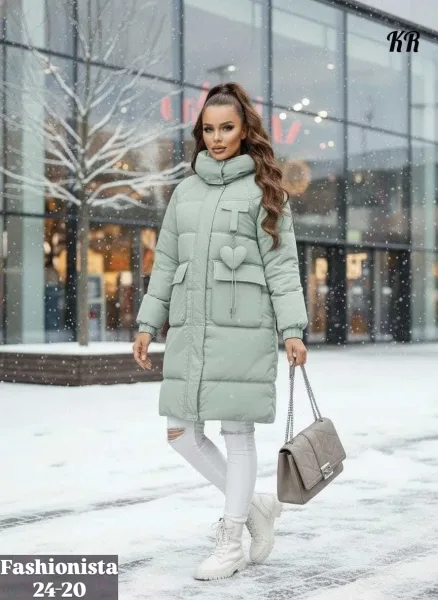 Утеплённая куртка из фабричного материала с наполнителем холофайбер — фото 4
