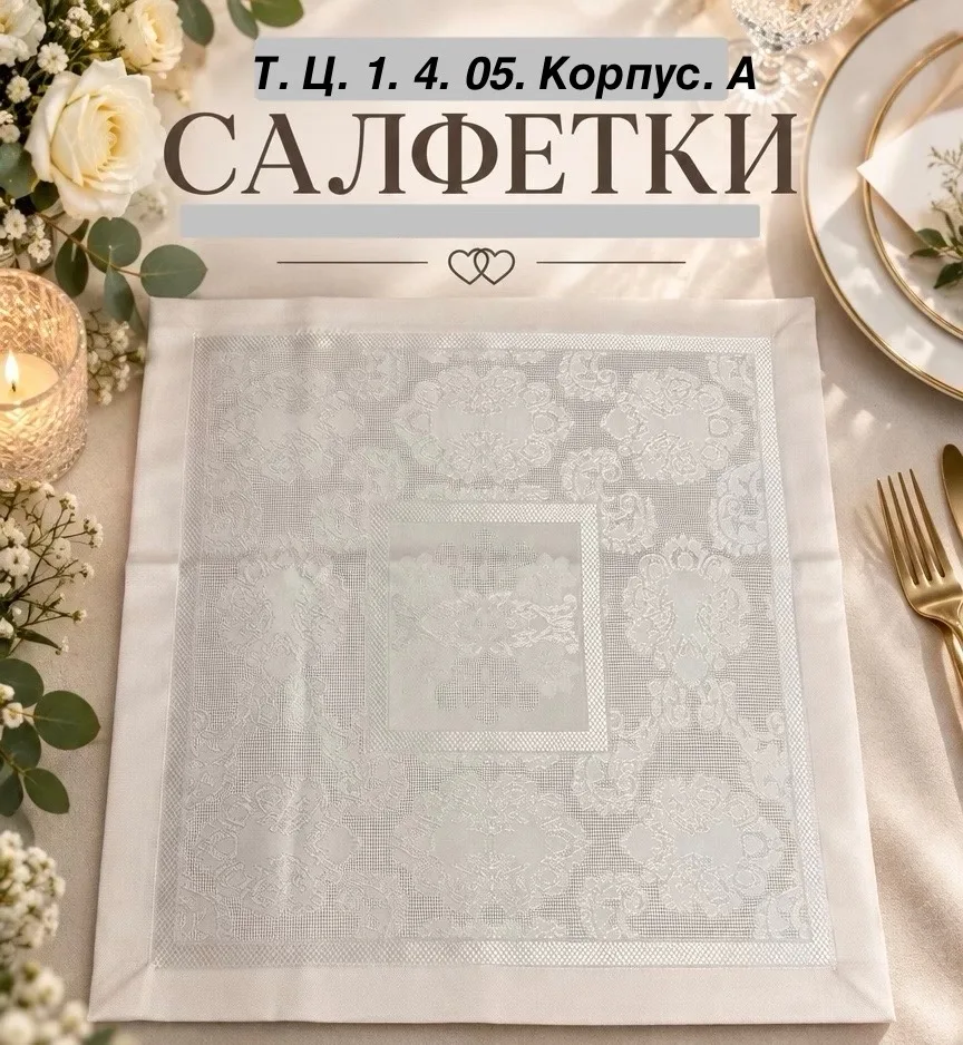 Сервировочные салфетка на стол тефлоновая пропитка — фото 1